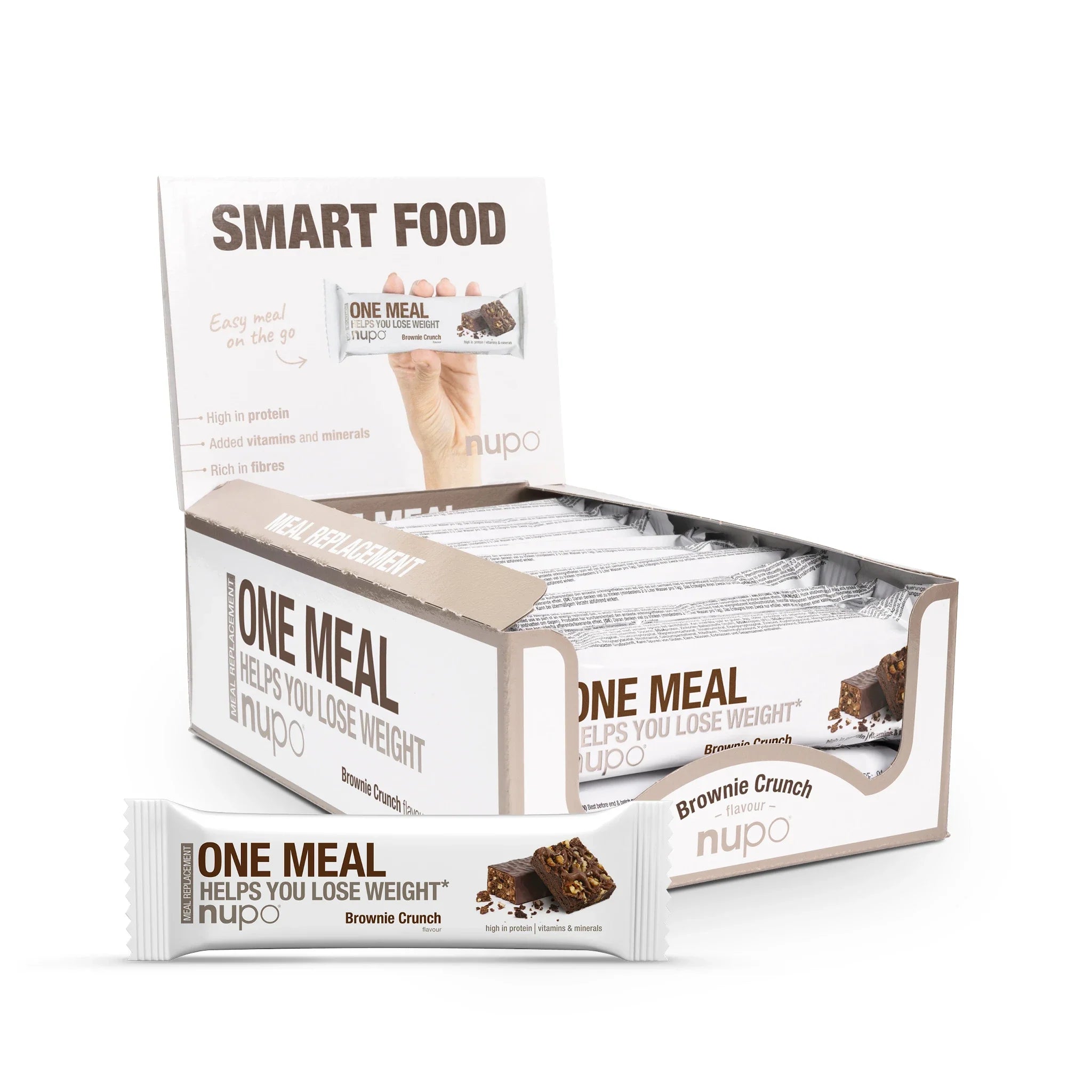 Nupo One Meal барче Хрупкаво Брауни – 15 бр.